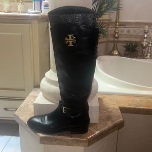 Tory Burch Vegan Leather Riding Boots